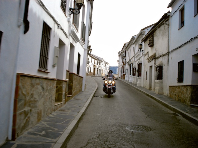 Harley through Town